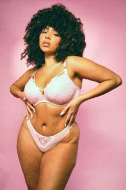 BOOHOO Fuller Bust Lace Plunge Bra