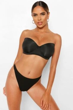 BOOHOO Fuller Bust Strapless Bra -Sea Vibe Together female black fuller bust strapless bra 2
