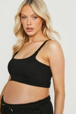 BOOHOO Maternity Cotton Nursing Bralette
