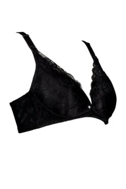 BOOHOO Maternity Lace Nursing Bra 6 BOOHOO Maternity Lace Nursing Bra -Sea Vibe Together female black maternity lace nursing bra 2