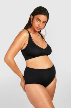 BOOHOO Maternity Seamless Over Bump Brief