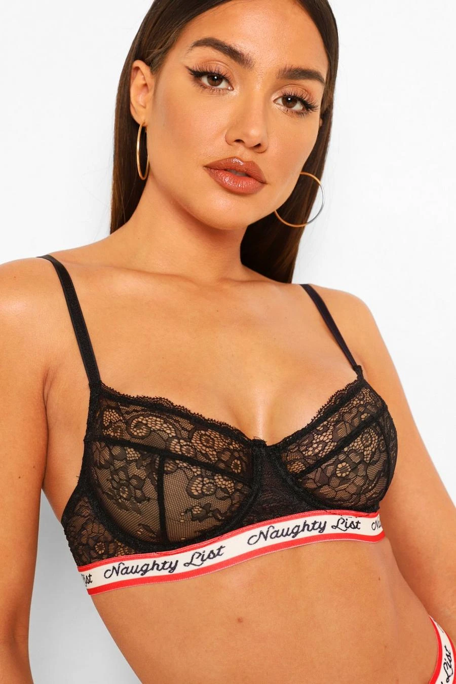 BOOHOO Naughty List Lace Bra 4 BOOHOO Naughty List Lace Bra - Image 4