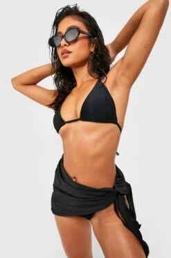 BOOHOO Petite Essentials 3 Piece Bikini Set