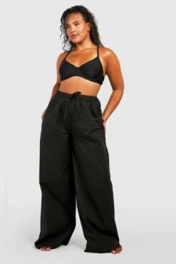 BOOHOO Plus Cotton Beach Pants