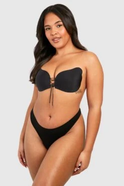 BOOHOO Plus Lace Up Invisible Bra