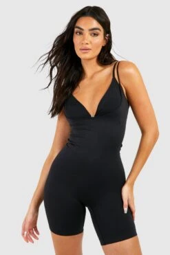 BOOHOO Seamless Control Shaping Under Bust Leotard
