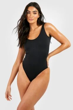 BOOHOO Seamless Shaping Control Low Back Bodysuit