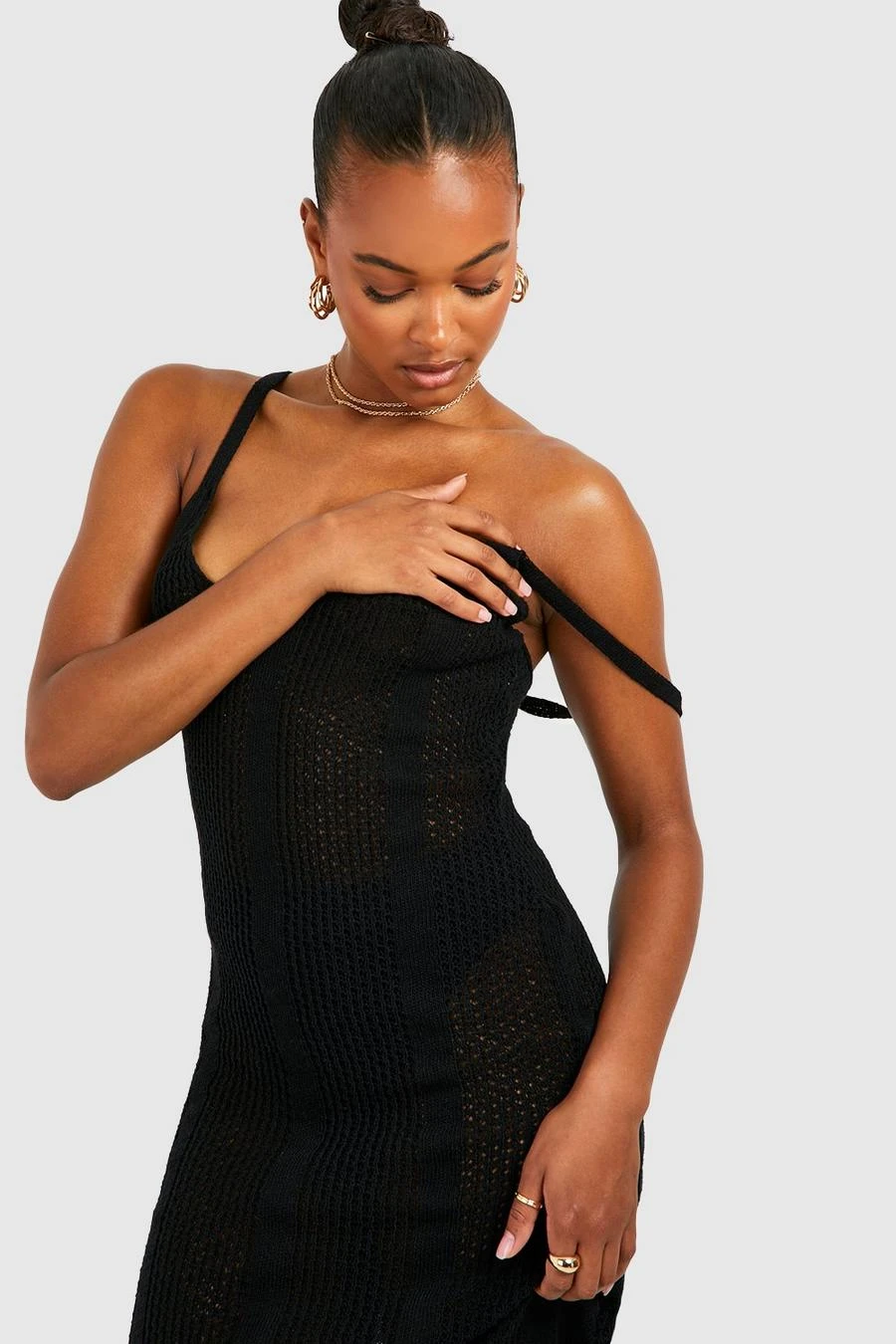 BOOHOO Tall Scoop Neck Knitted Maxi Dress 4 BOOHOO Tall Scoop Neck Knitted Maxi Dress - Image 4