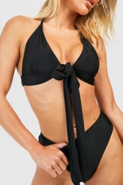 BOOHOO Tummy Control Mid Rise Bikini Brief -Sea Vibe Together female black tummy control mid rise bikini brief 3