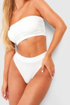 BOOHOO 2 Pack Bandeau 7 BOOHOO 2 Pack Bandeau -Sea Vibe Together female black white 2 pack bandeau 1 3