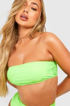 BOOHOO Essentials Bandeau Tube Bikini Top