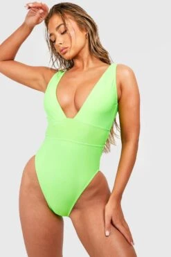 BOOHOO Essentials Plunge Swimsuit