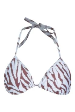BOOHOO Mix & Match Tiger Triangle Top -Sea Vibe Together female cream mix match tiger triangle top 2