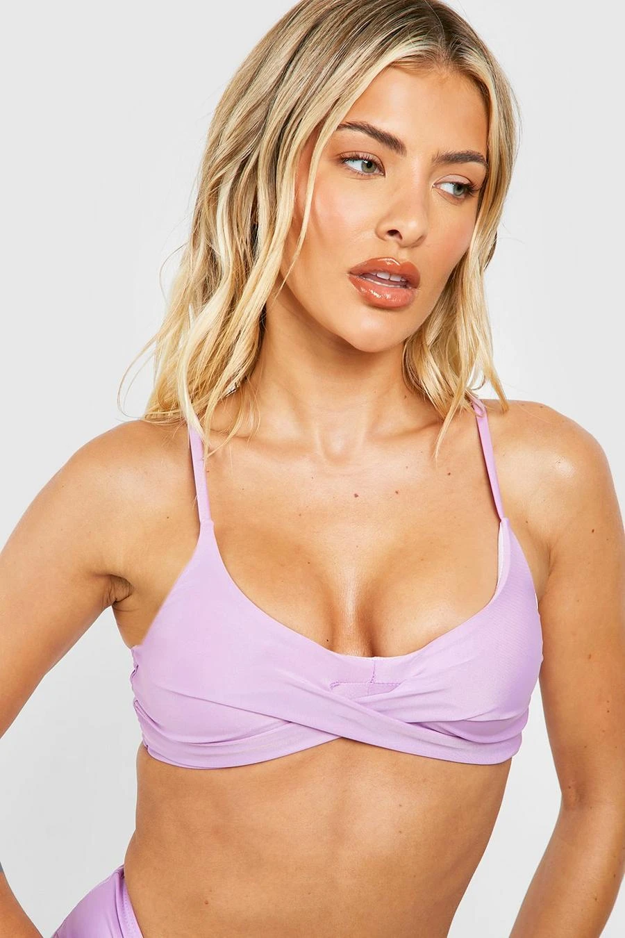 BOOHOO Wrap Detail Plunge Bikini Top 4 BOOHOO Wrap Detail Plunge Bikini Top - Image 4