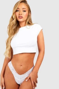 BOOHOO 3 Pack Lace Thong