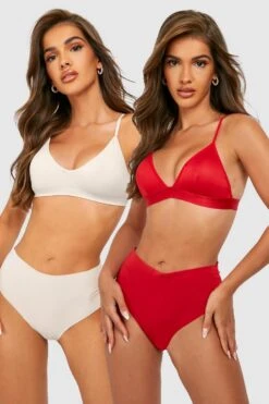 BOOHOO 3 Pack No Vpl High Waisted Brief 7 BOOHOO 3 Pack No Vpl High Waisted Brief -Sea Vibe Together female multi 3 pack no vpl high waisted brief 3