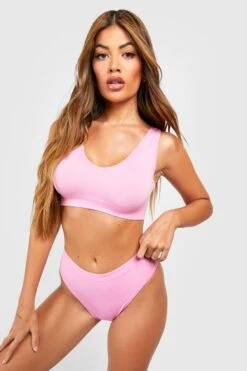 BOOHOO 3 Pack Seamless Thong -Sea Vibe Together female multi 3 pack seamless thong 2