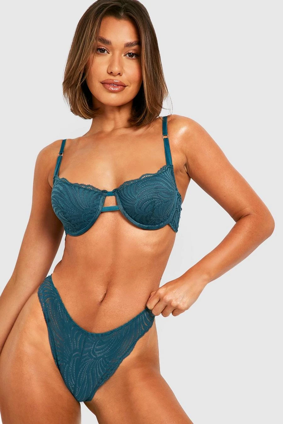 BOOHOO Fuller Bust Lace Balcony Bra 3 BOOHOO Fuller Bust Lace Balcony Bra - Image 3