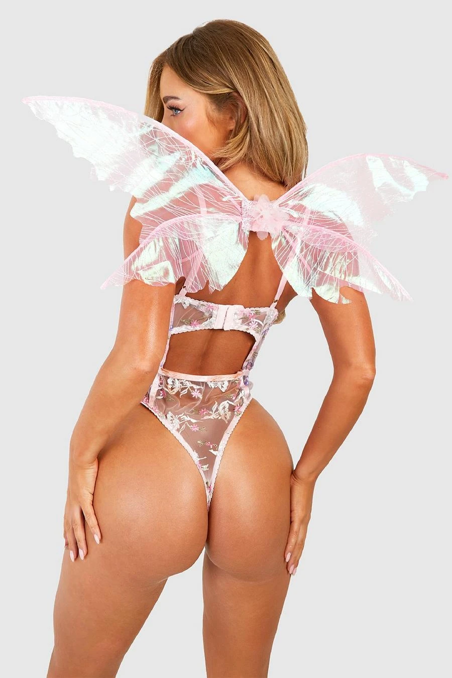 BOOHOO Floral Embroidery Bodysuit 3 BOOHOO Floral Embroidery Bodysuit - Image 3