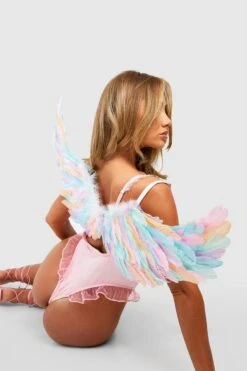 BOOHOO Frill Bodysuit 6 BOOHOO Frill Bodysuit -Sea Vibe Together female pink frill bodysuit 2