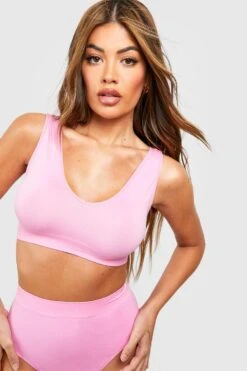 BOOHOO Seamless Plunge Bralette