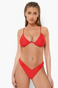 BOOHOO Essentials Fuller Bust Recycled Bikini Top
