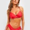 BOOHOO Fuller Bust Underwired Cupped Bikini Top