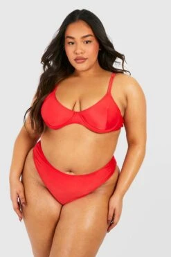 BOOHOO Plus Essentials Underwired Bikini Top