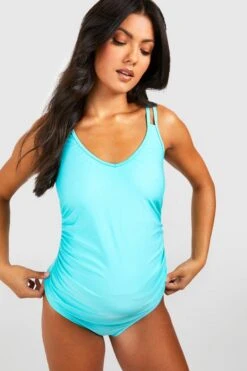 BOOHOO Maternity Strappy Swimsuit