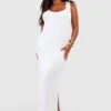 BOOHOO Plus Crochet Tassel Hem Scoop Neck Beach Dress