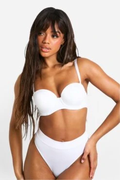 BOOHOO Super Push Up Strapless Bra 6 BOOHOO Super Push Up Strapless Bra -Sea Vibe Together female white super push up strapless bra 2