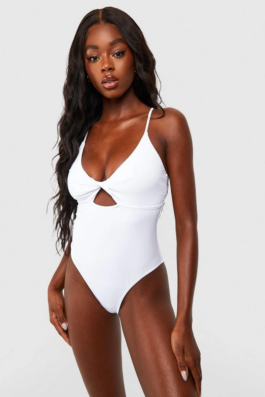 BOOHOO Tummy Control Twist Front Swimsuit 3 BOOHOO Tummy Control Twist Front Swimsuit - Image 3