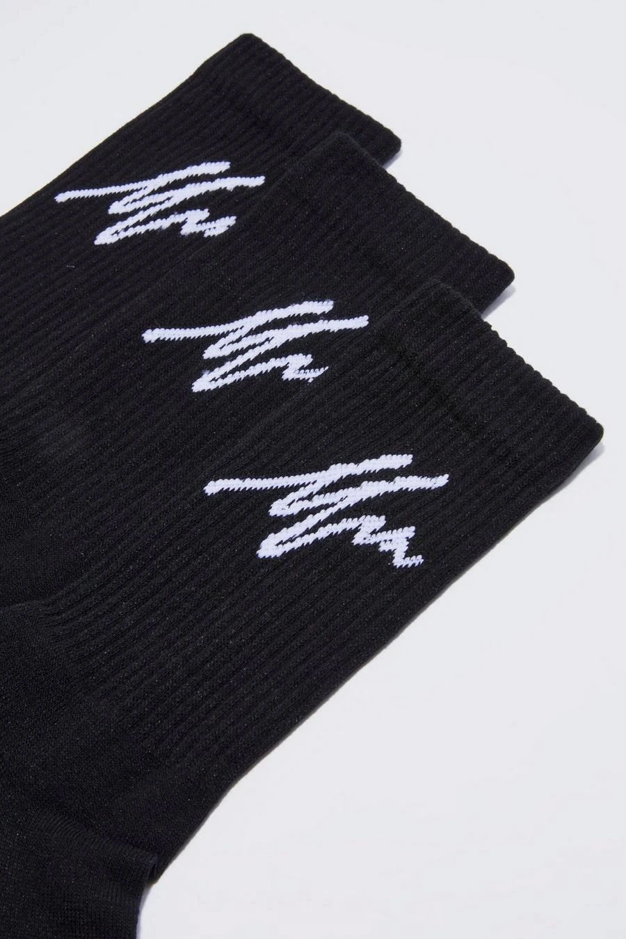 3 Pack Man Signature Sports Socks 2 3 Pack Man Signature Sports Socks - Image 2