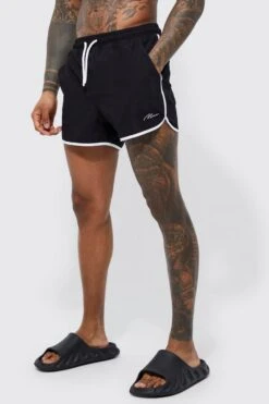 Man Signature Runner Swim Shorts