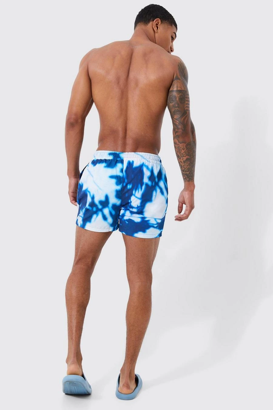 Palm Printed Super Short Length Swim 2 Palm Printed Super Short Length Swim - Image 2