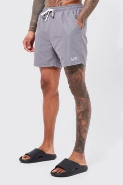 Original Man Mid Length Swim Shorts