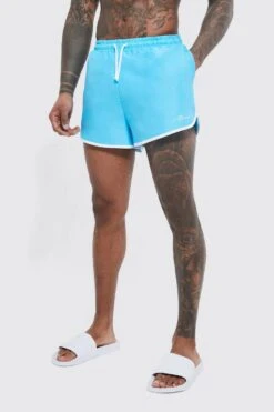 Man Signature Runner Swim Shorts