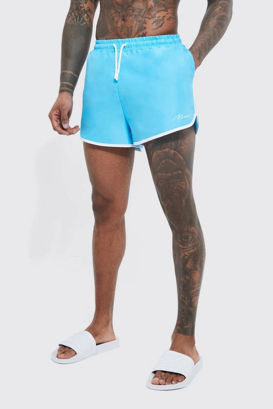 Man Signature Runner Swim Shorts 1 Man Signature Runner Swim Shorts