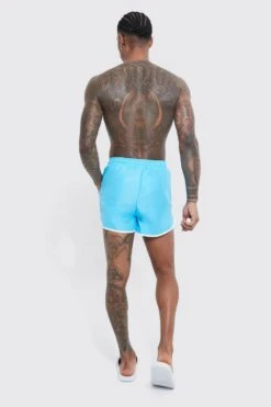 Sea Vibe Together -Sea Vibe Together male light20blue man signature runner swim shorts 1 1