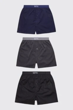 3 Pack Man Dash Woven Boxer Short