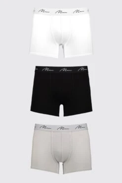 3 Pack MAN Signature Mixed Colour Trunks -Sea Vibe Together male multi 3 pack man signature mixed colour trunks 2