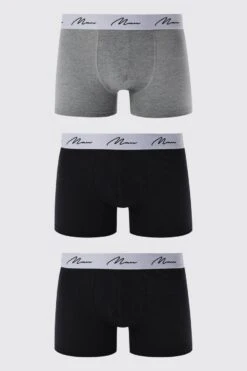 3 Pack Man Signature Mixed Trunk