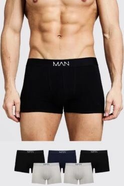5 Pack Mixed Colour MAN Trunks