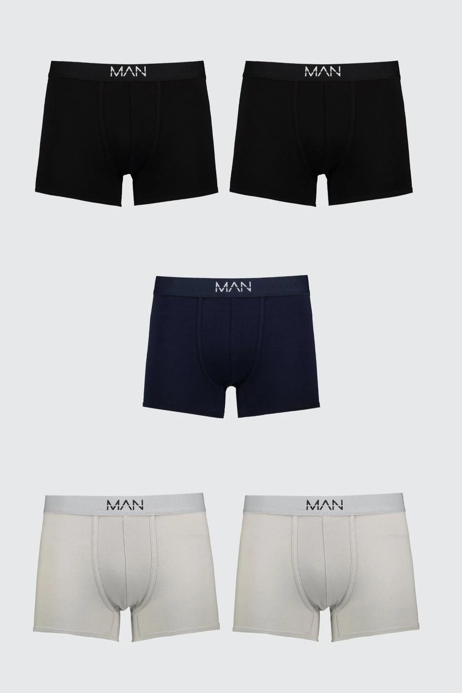 5 Pack Mixed Colour MAN Trunks 2 5 Pack Mixed Colour MAN Trunks - Image 2