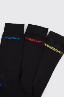 7 Pack Boxed Days Of The Week Socks 6 7 Pack Boxed Days Of The Week Socks -Sea Vibe Together male multi 7 pack boxed days of the week socks 2