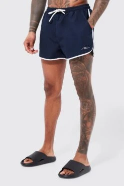 Man Signature Runner Swim Short