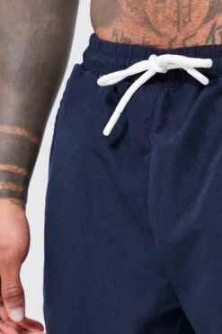 Man Signature Runner Swim Short -Sea Vibe Together male navy man signature runner swim short 3