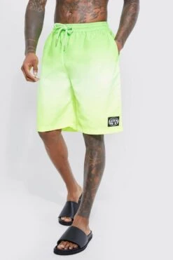 Ombre Rubber Badge Long Length Swim