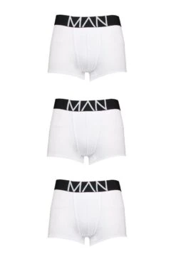 3 Pack MAN Trunks 6 3 Pack MAN Trunks -Sea Vibe Together male white 3 pack man trunks 2