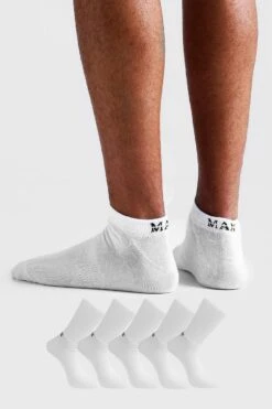 Man Dash 5 Pack Sneakers Socks